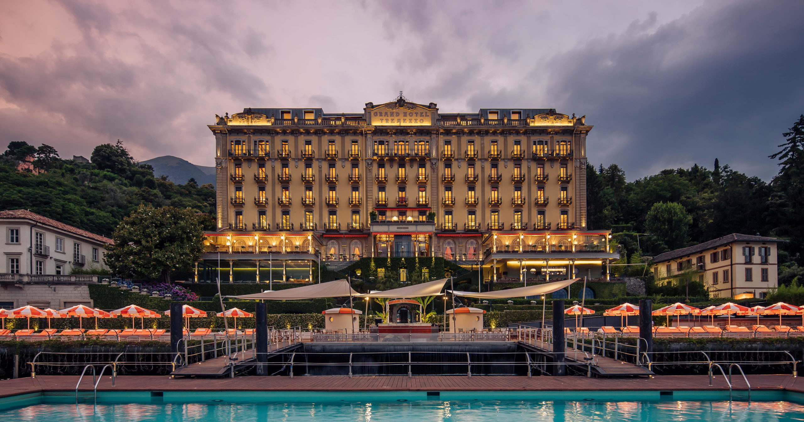 View of Grand Hotel Tremezzo, Italy