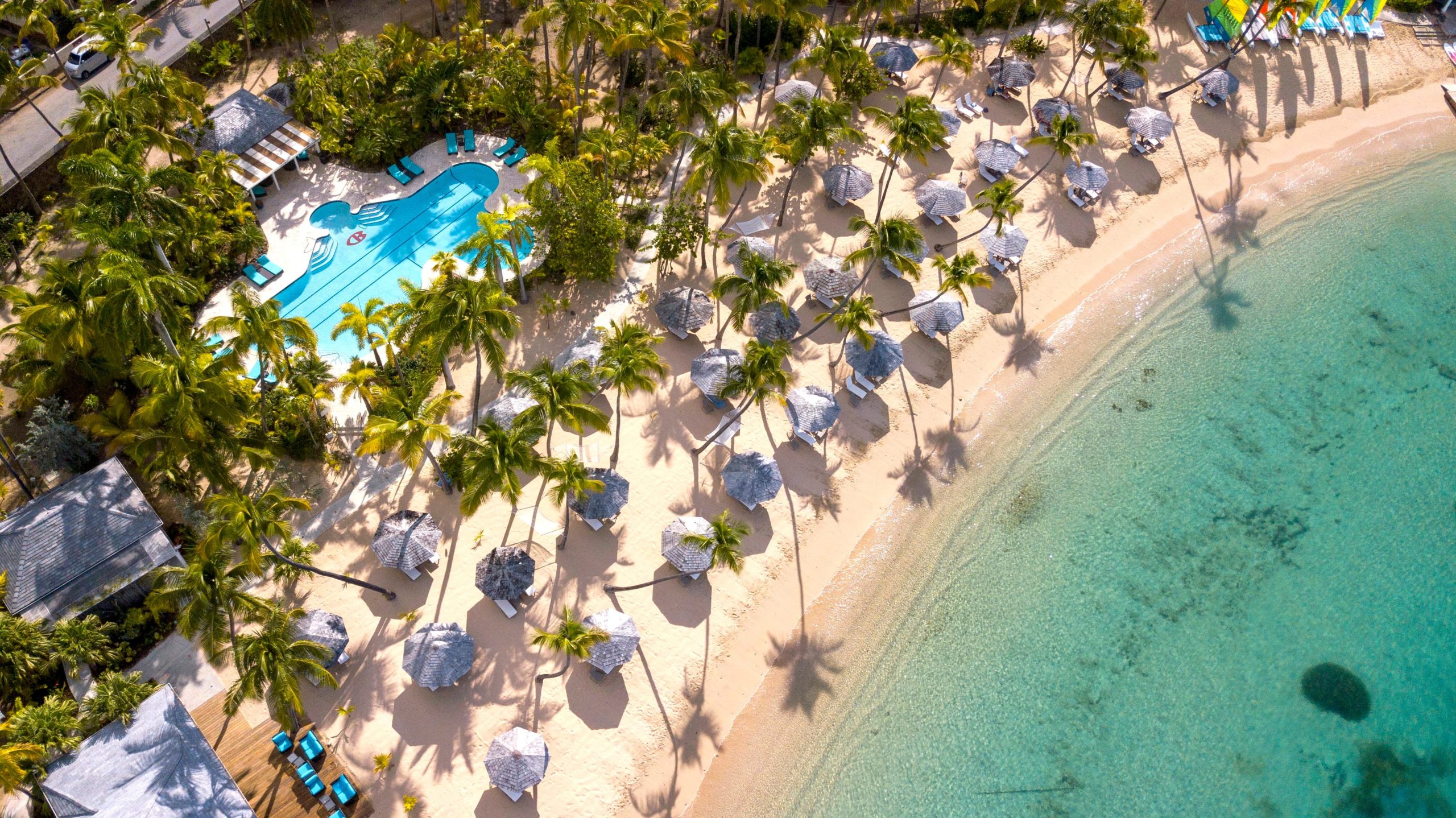 Aerial View, Curtain Bluff, Antigua