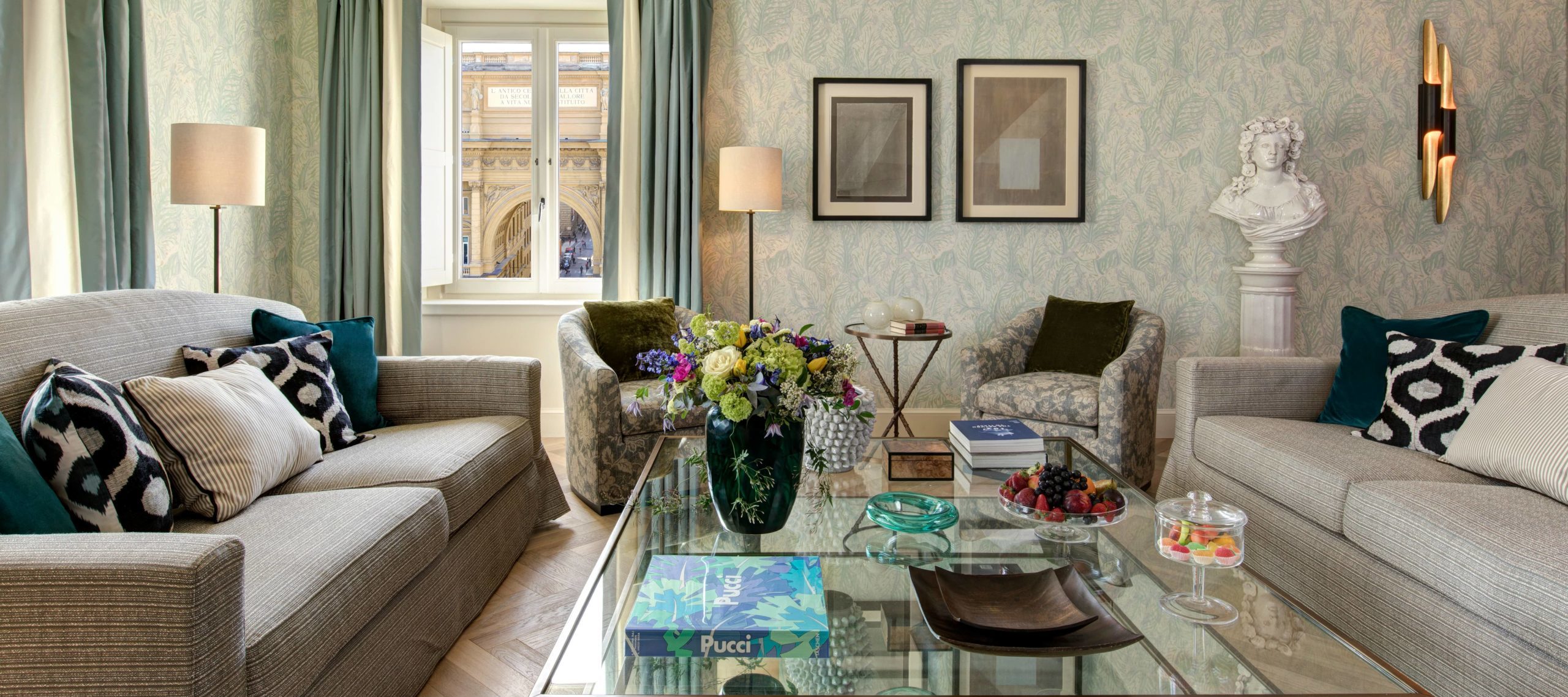 Grand View Suite, Hotel Savoy, Florence, Italy