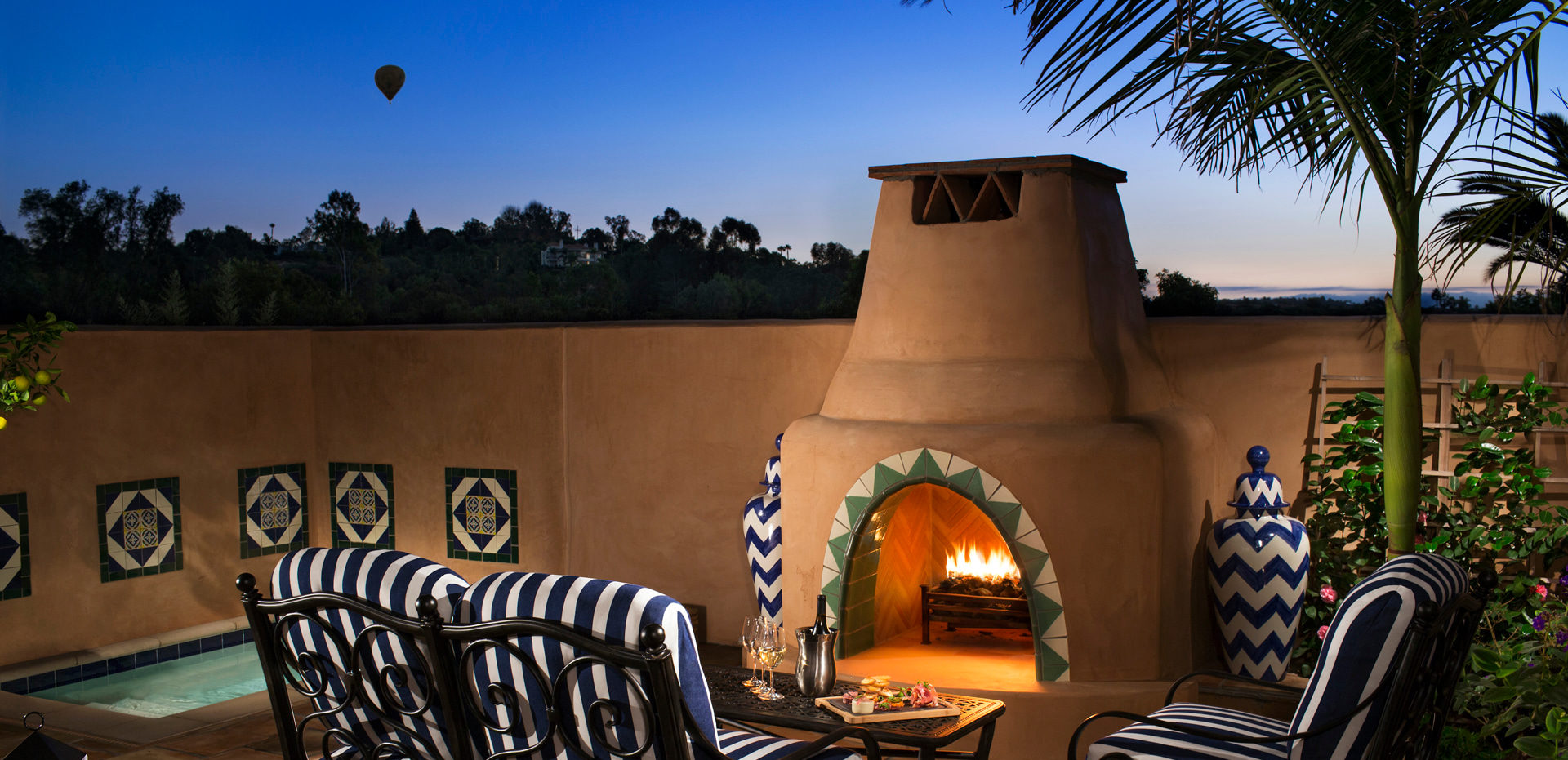 Casita Patio, Rancho Valencia Resort & Spa, California