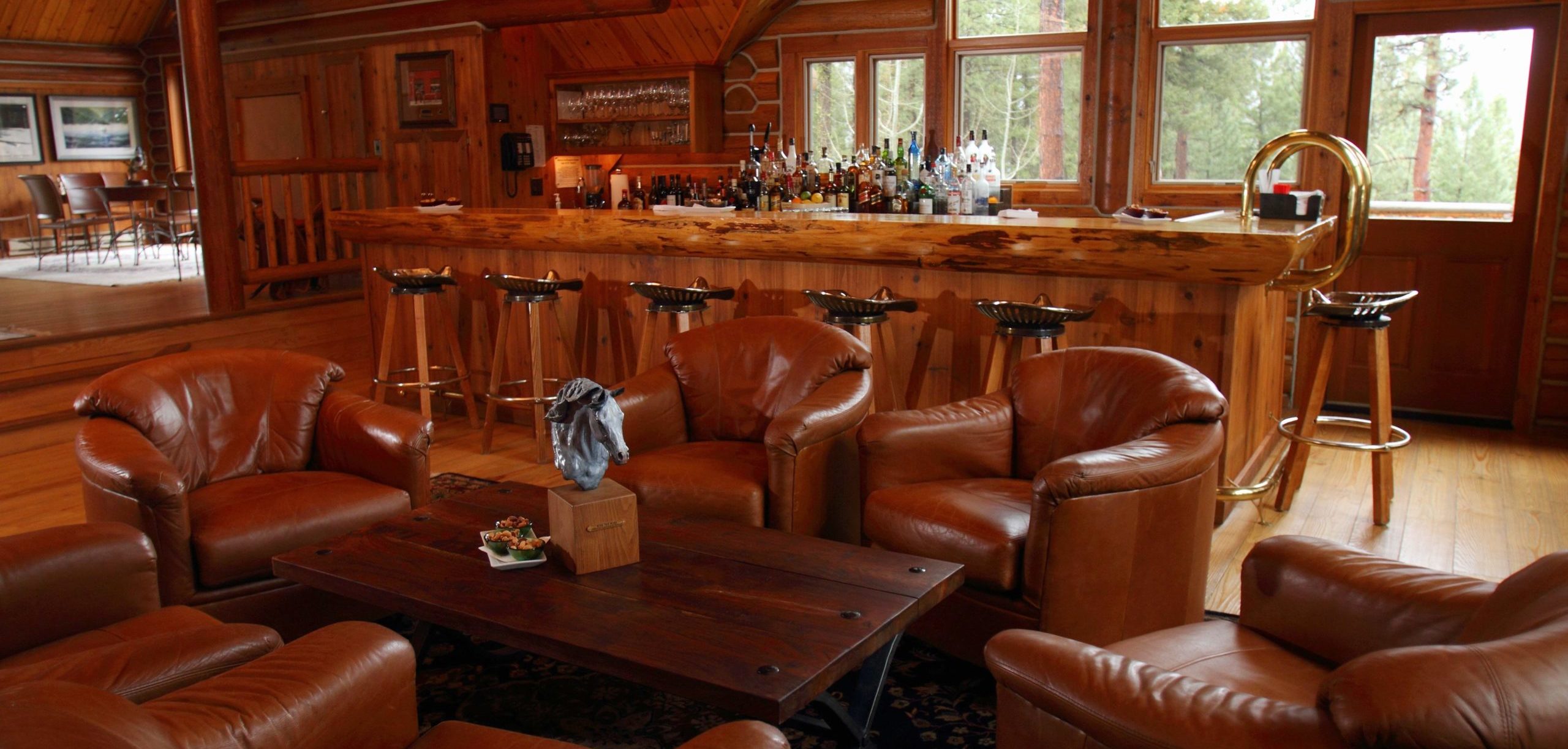 Rooftop Lounge, Triple Creek Ranch, Montana