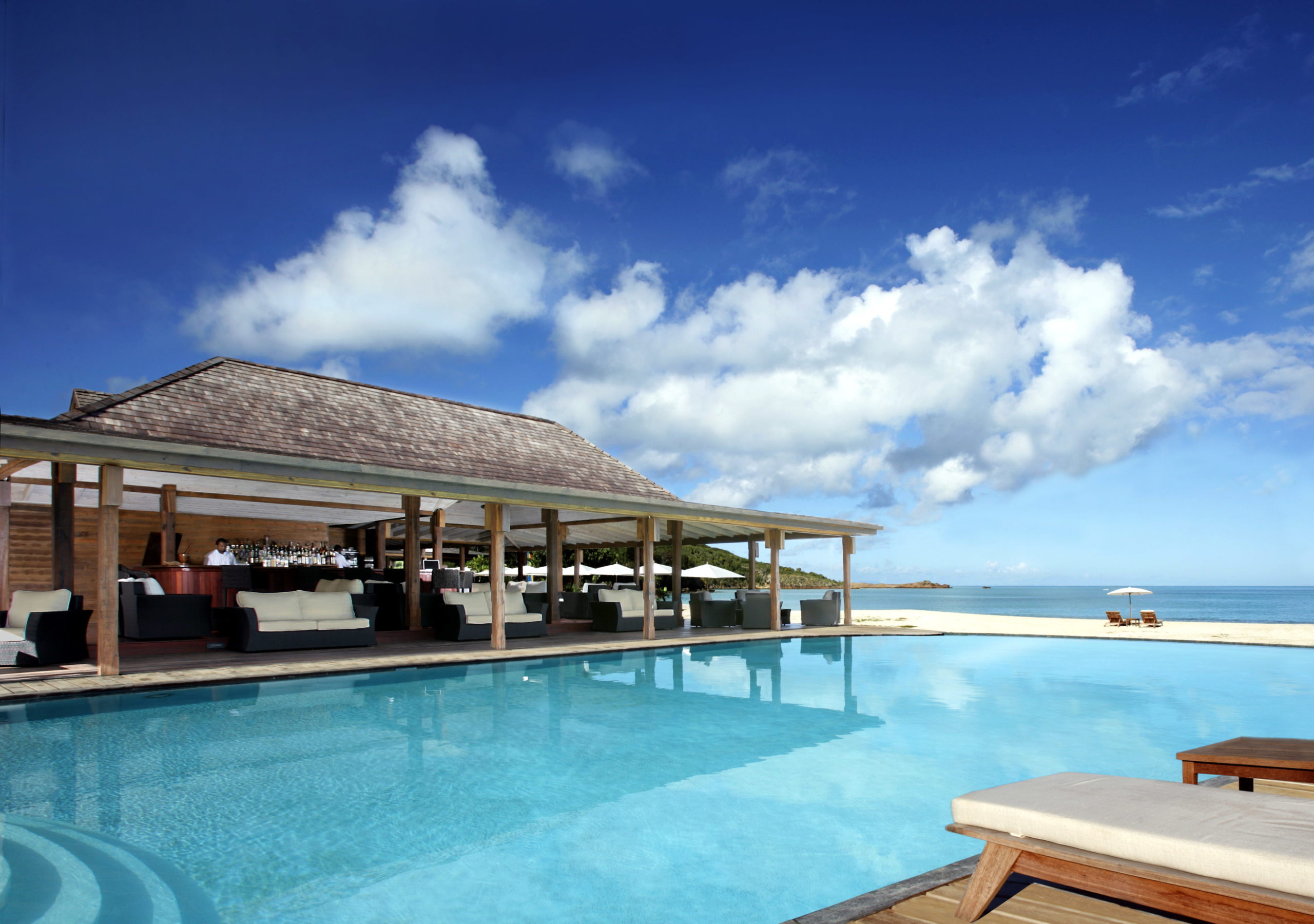 Pool Lounge, Hermitage Bay, Antigua