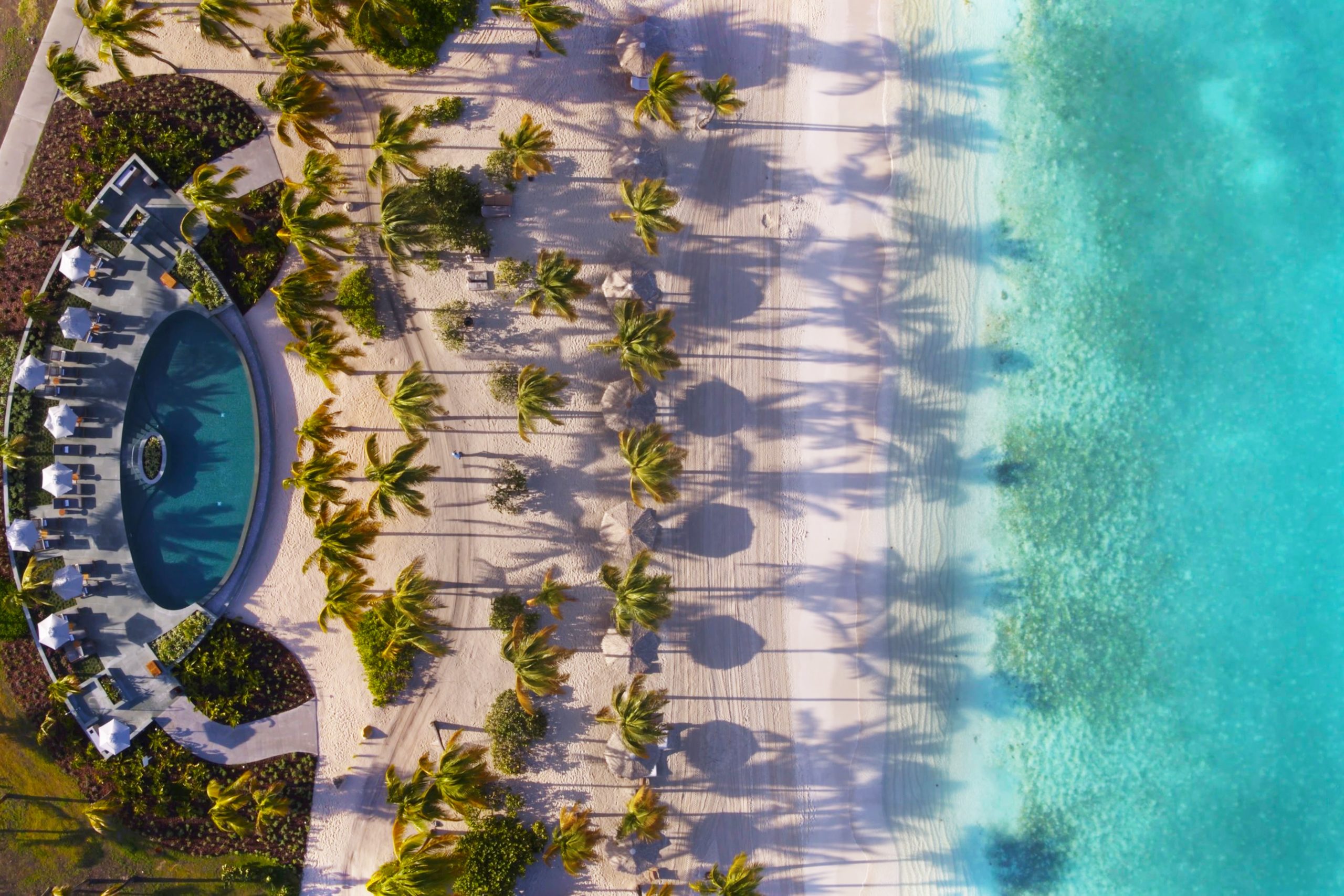 Aerial View, Jumby Bay Island, Antigua