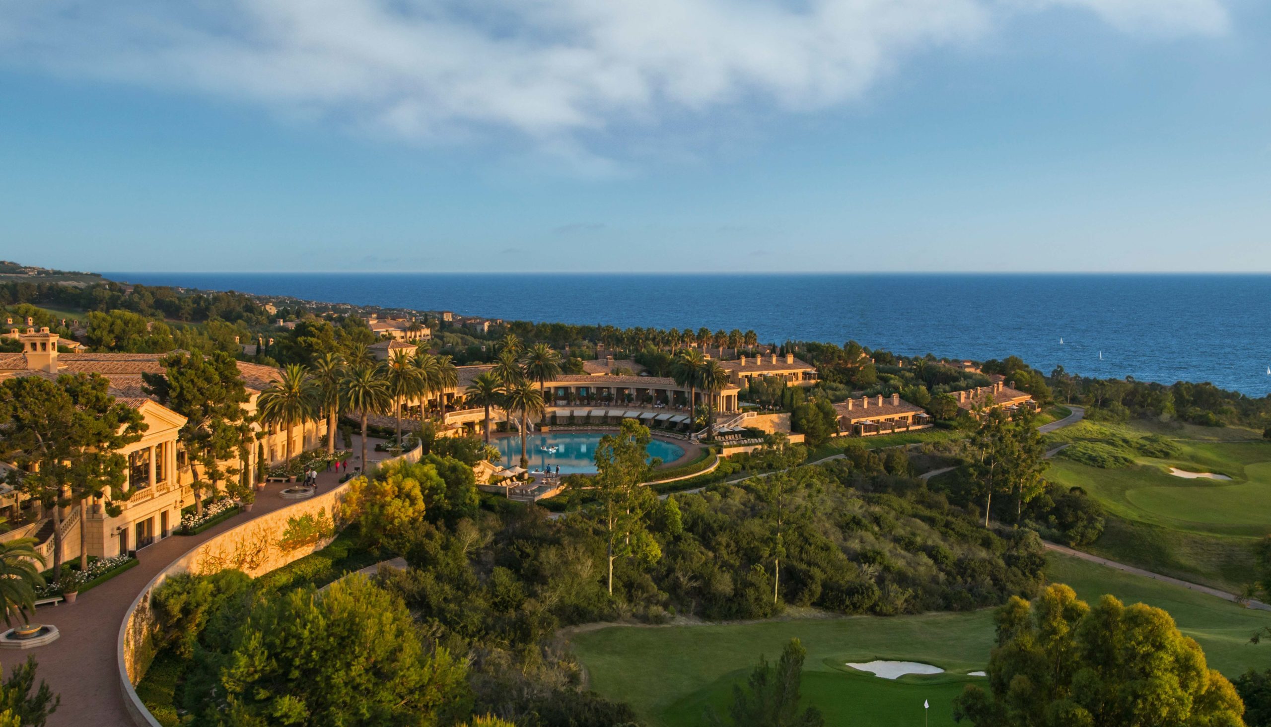 Aerial View, Resort at Pelican Hill, California