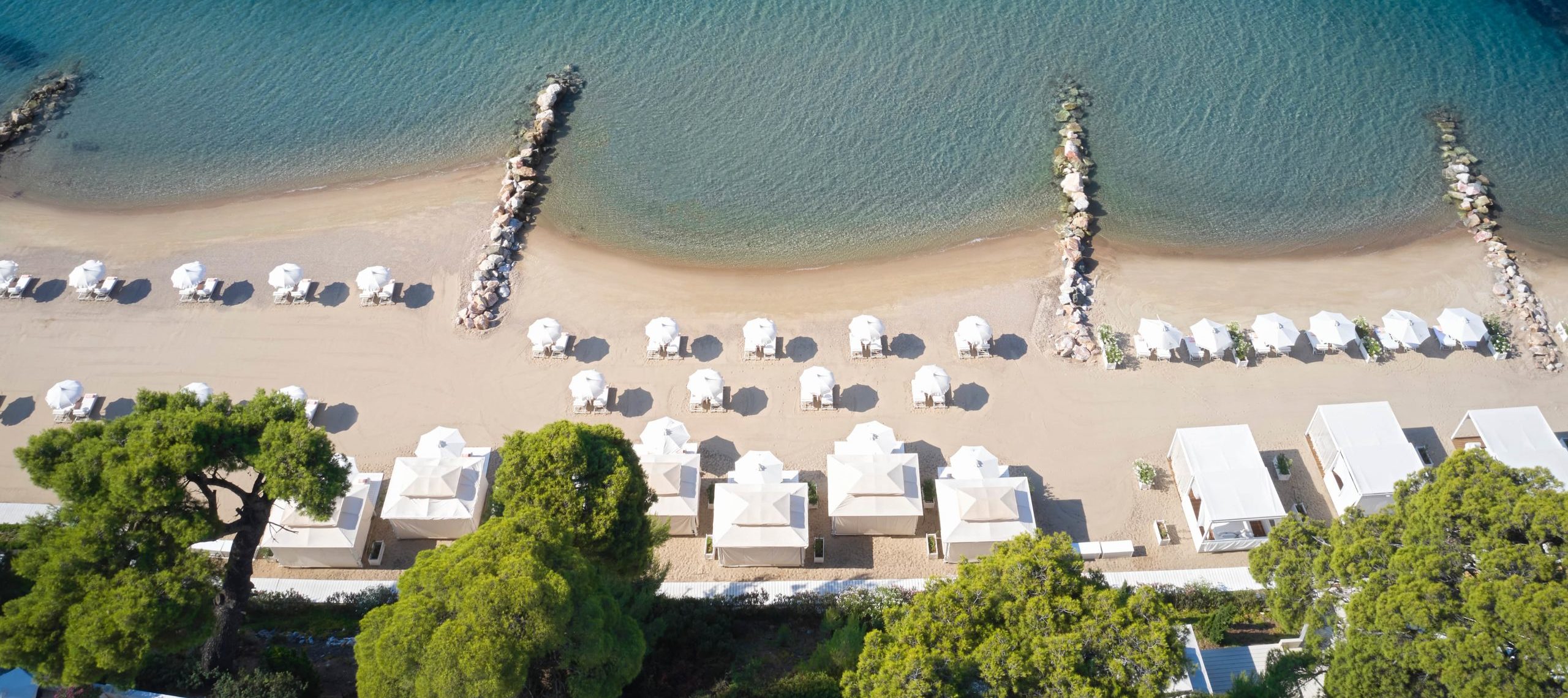 Private Beach, Danai Beach Resort & Villas, Halkidiki, Grrece
