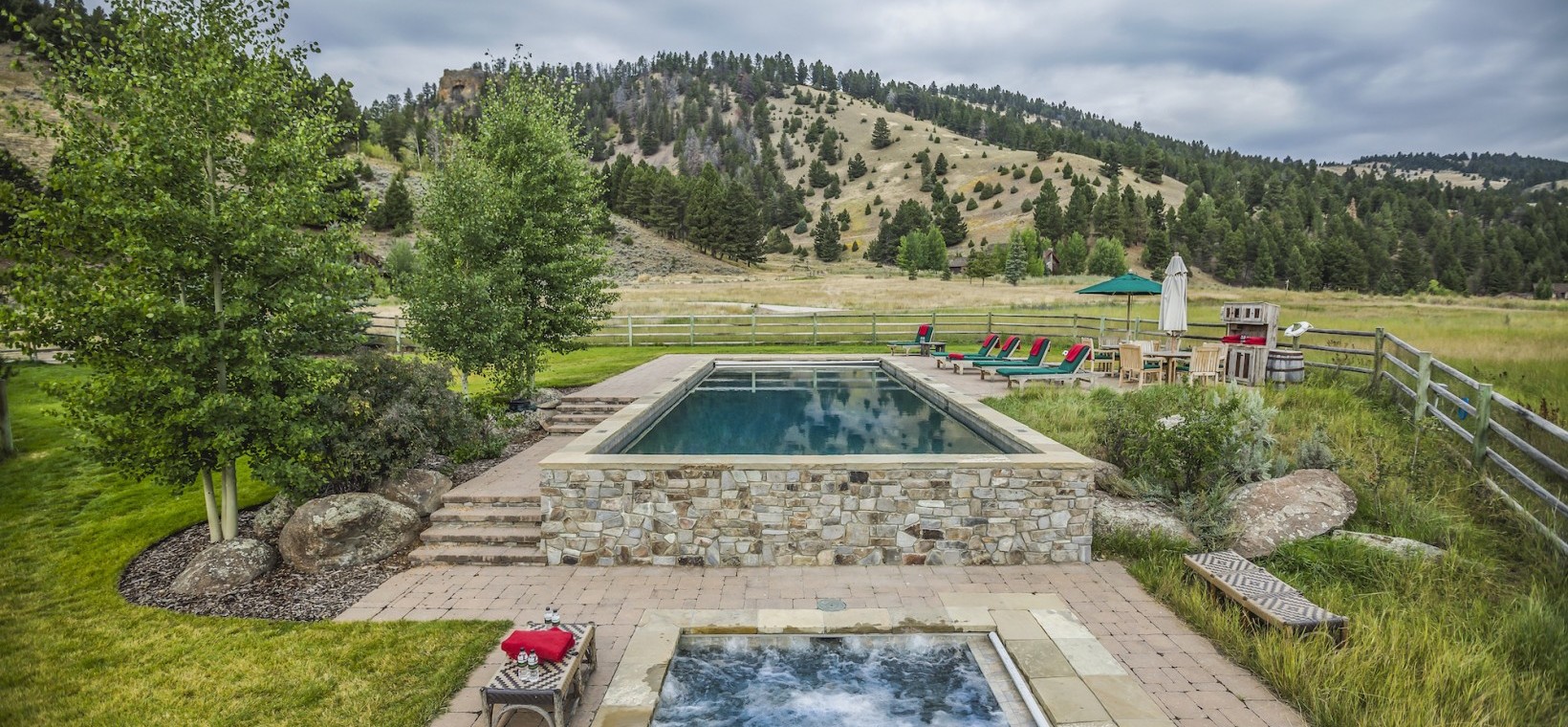 Pool View, The Ranch at Rock Creek, Montana
