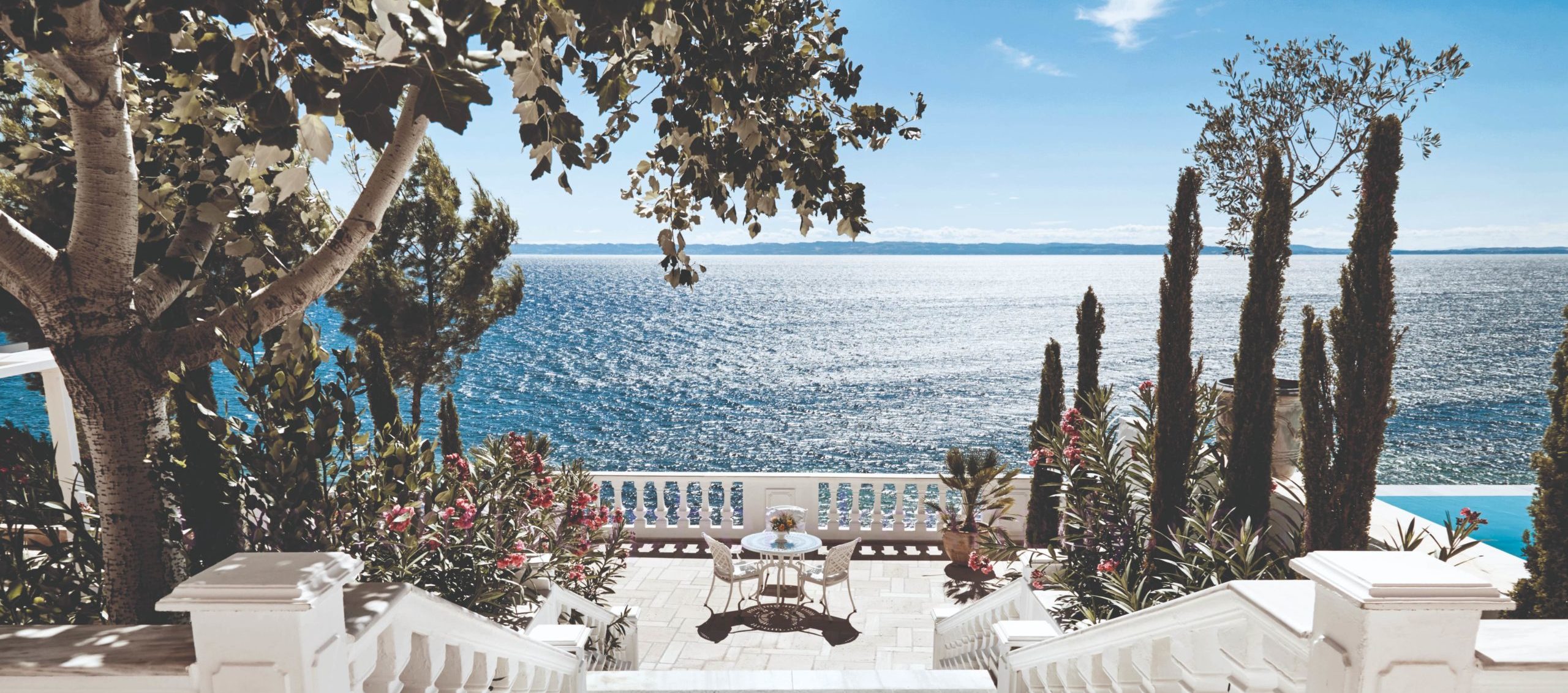 White Villa Terrace, Danai Beach Resort & Villas, Halkidiki, Grrece