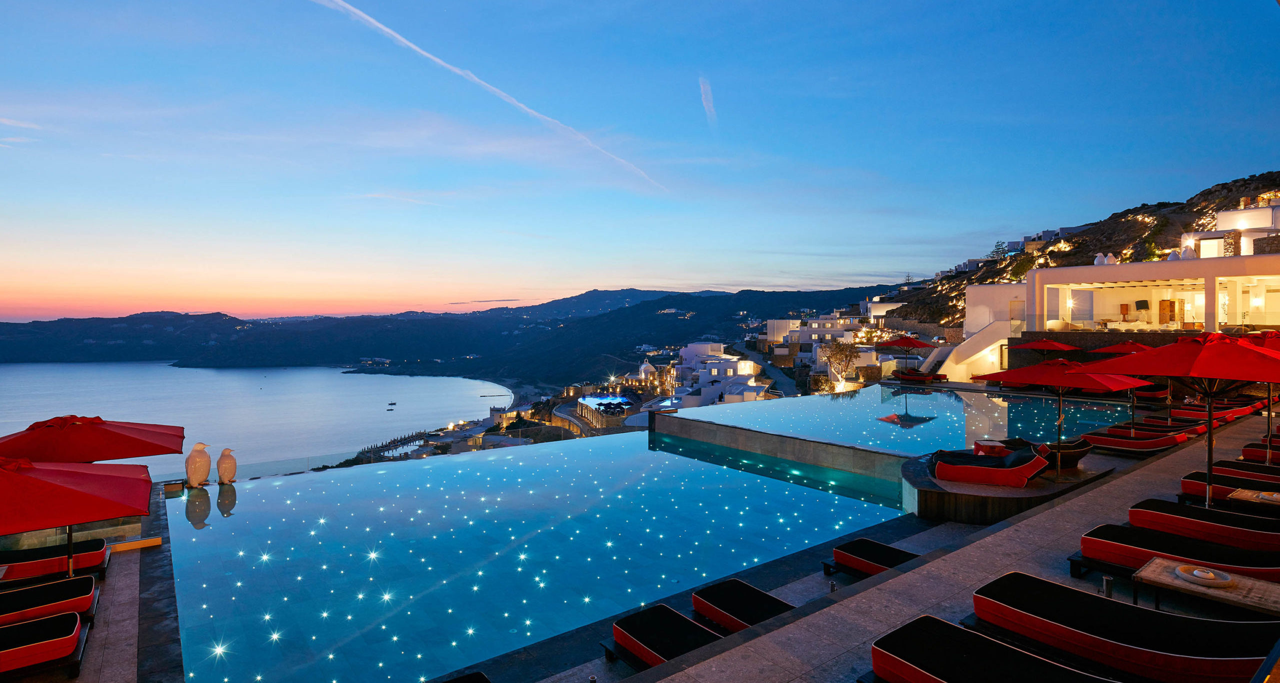 Pool view, Myconian Avaton, Mykonos, Greece