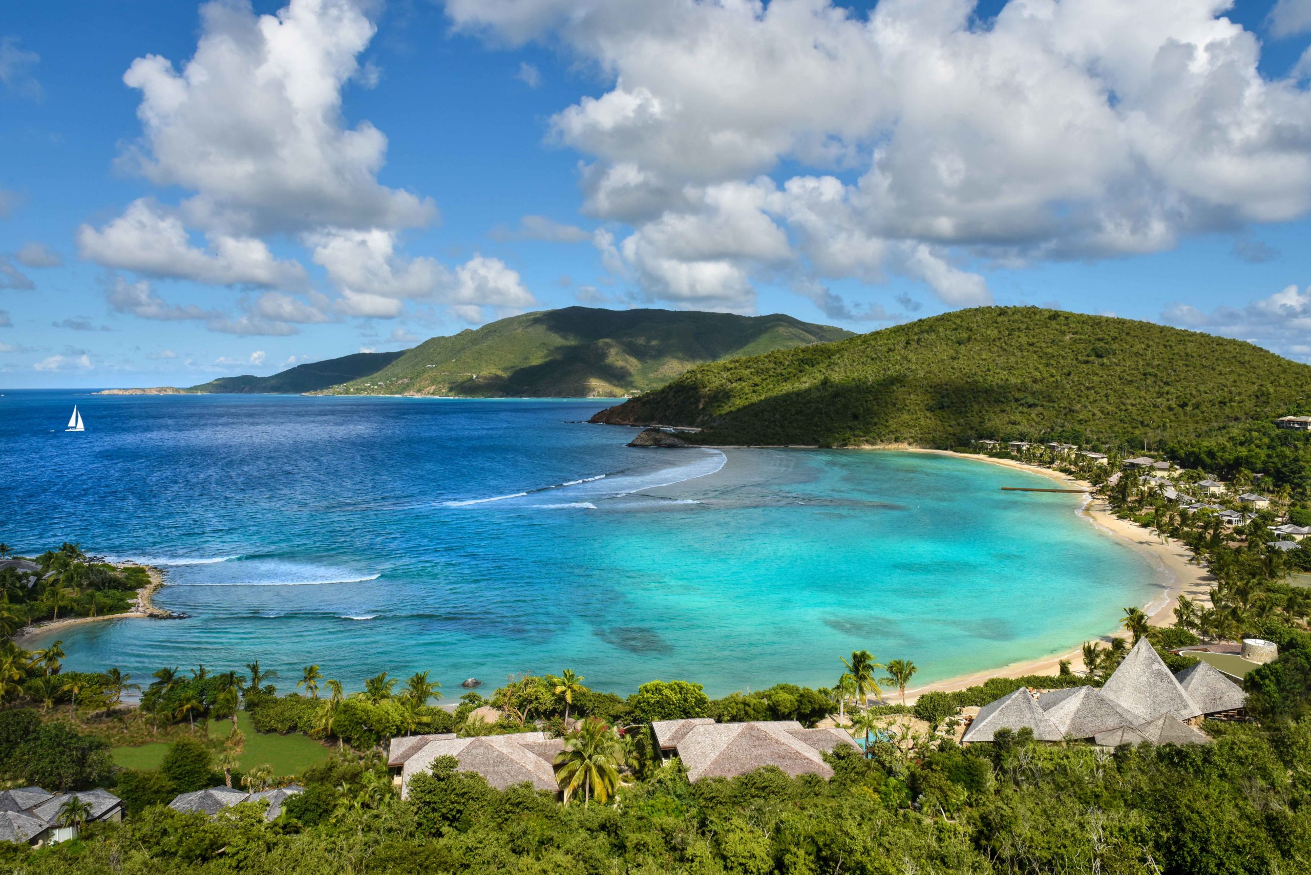 Aerial View, Rosewood Little Dix Bay, British Virgin Islands