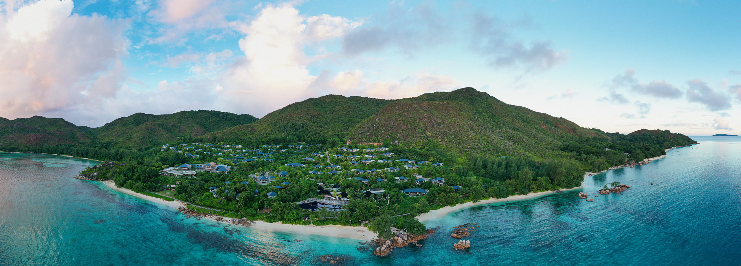 Aerial View, Raffles Seychelles, Seychelles