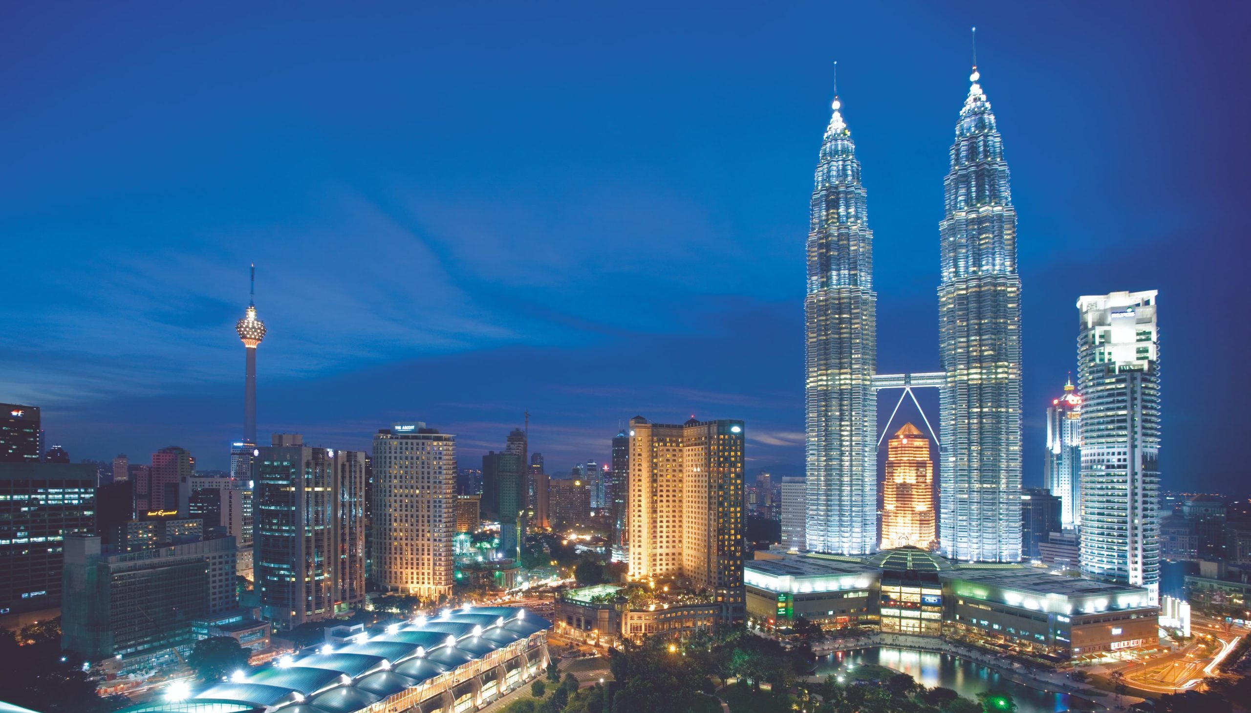 Dusk at Mandarin Oriental Kuala Lumpur, Malaysia