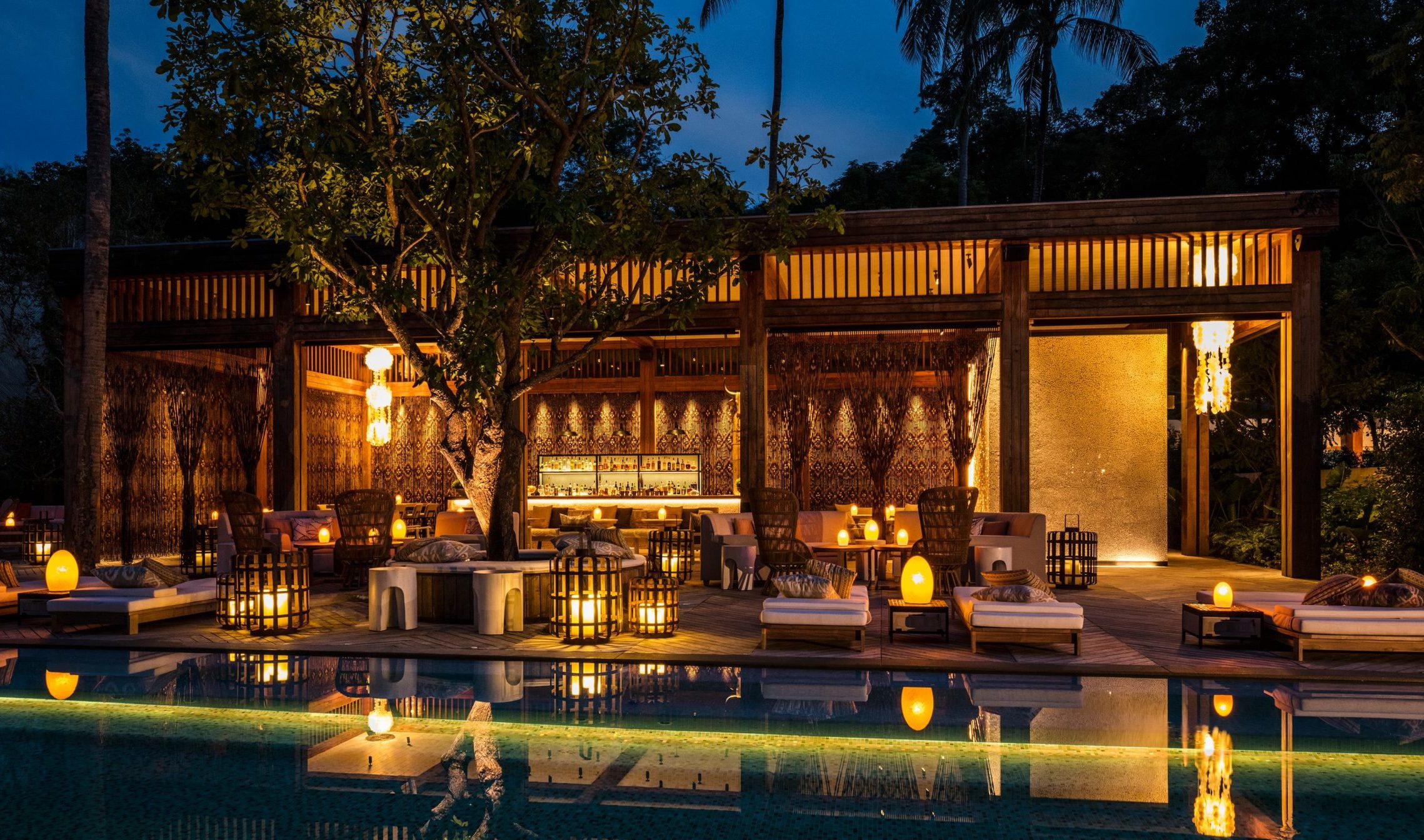 Night view, Rosewood Phuket, Thailand