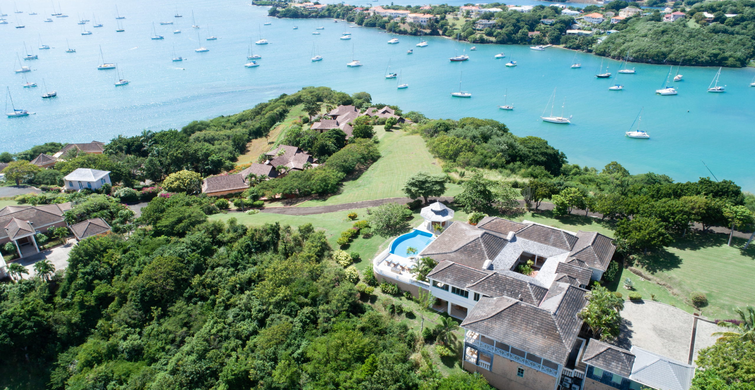 Aerial View, Calabash Luxury Boutique Hotel, Grenada