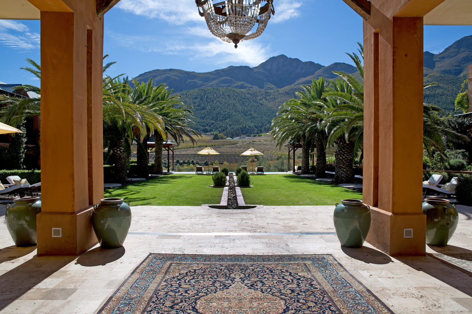View from La Residence, South Africa