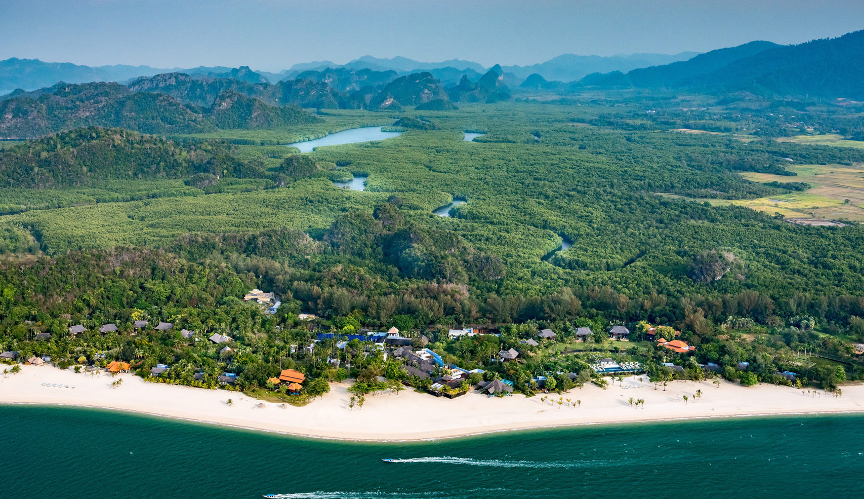 Aerial View, Four Seasons Langkawi, Malaysia