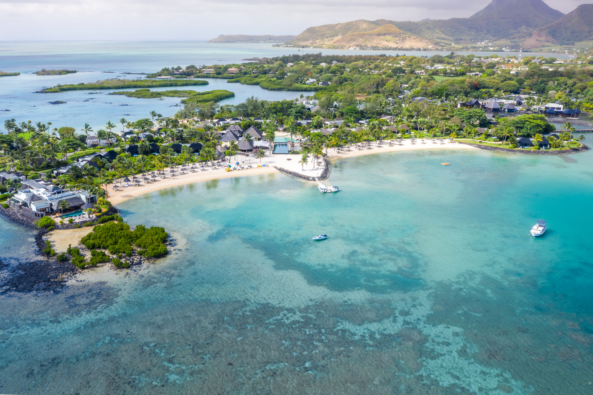 Aerial View, Four Seasons Resort Mauritius at Anahita, Mauritius