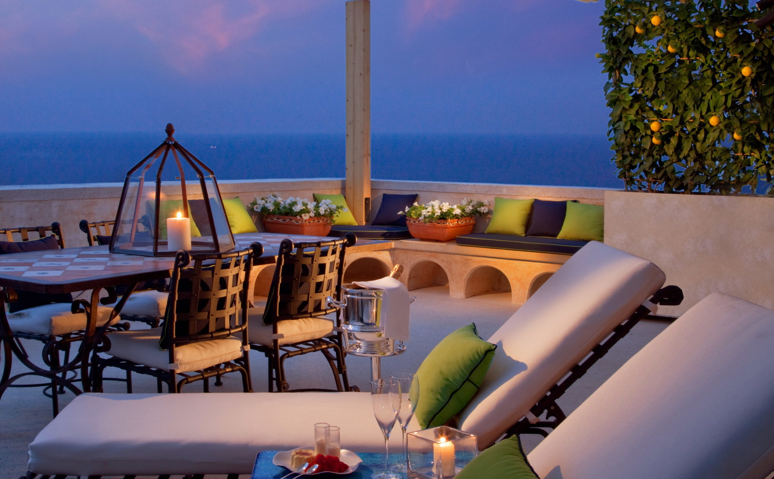 Premium suite terrace, Monastero Santa Rosa Hotel & Spa, Italy