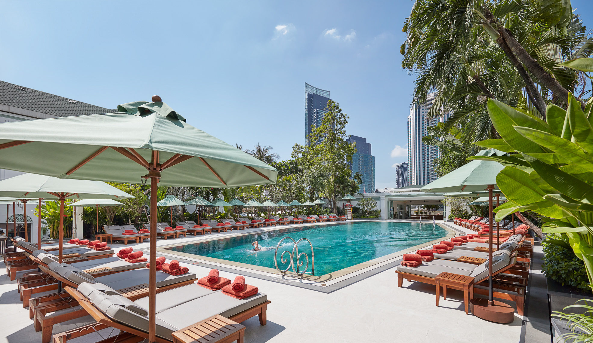 Pool, Mandarin Oriental Bangkok, Thailand