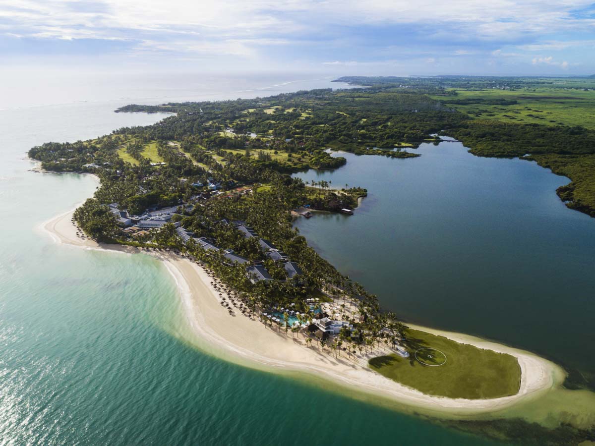 Aerial View, One&Only Le Saint Geran, Mauritius