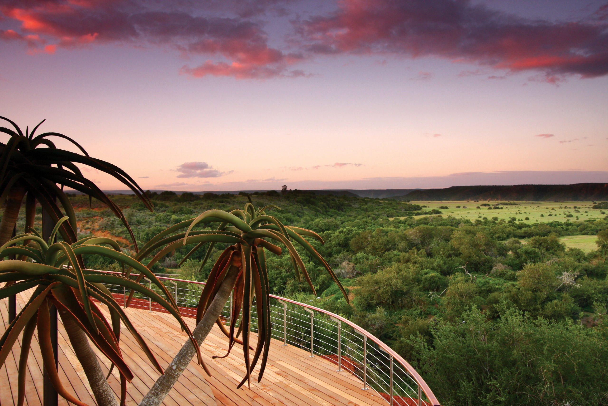 Sunset at Shamwari Private Game Reserve, South Africa