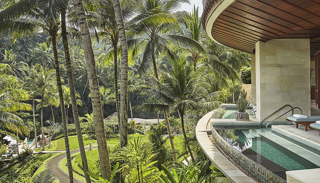 Spa Jacuzzi, Four Seasons Resort Bali at Sayan, Indonesia