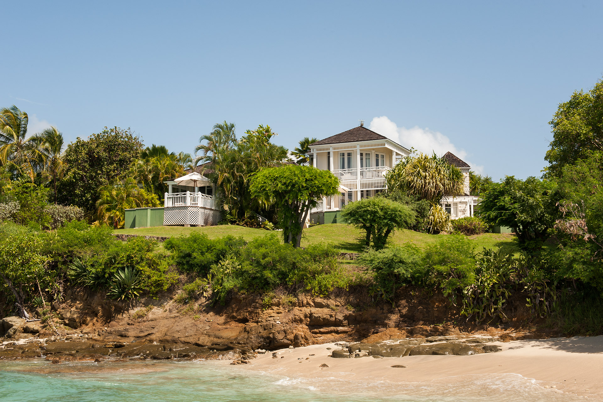 Beach view, Cotton House, Mustique