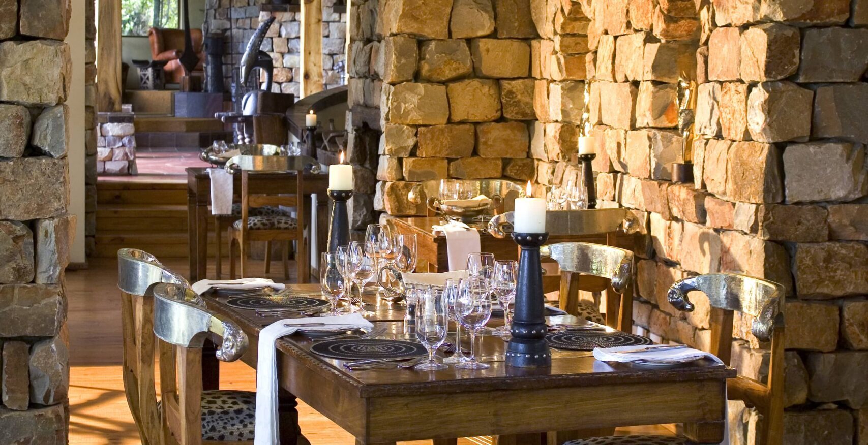 Dining, Tsala Treetop Lodge, South Africa