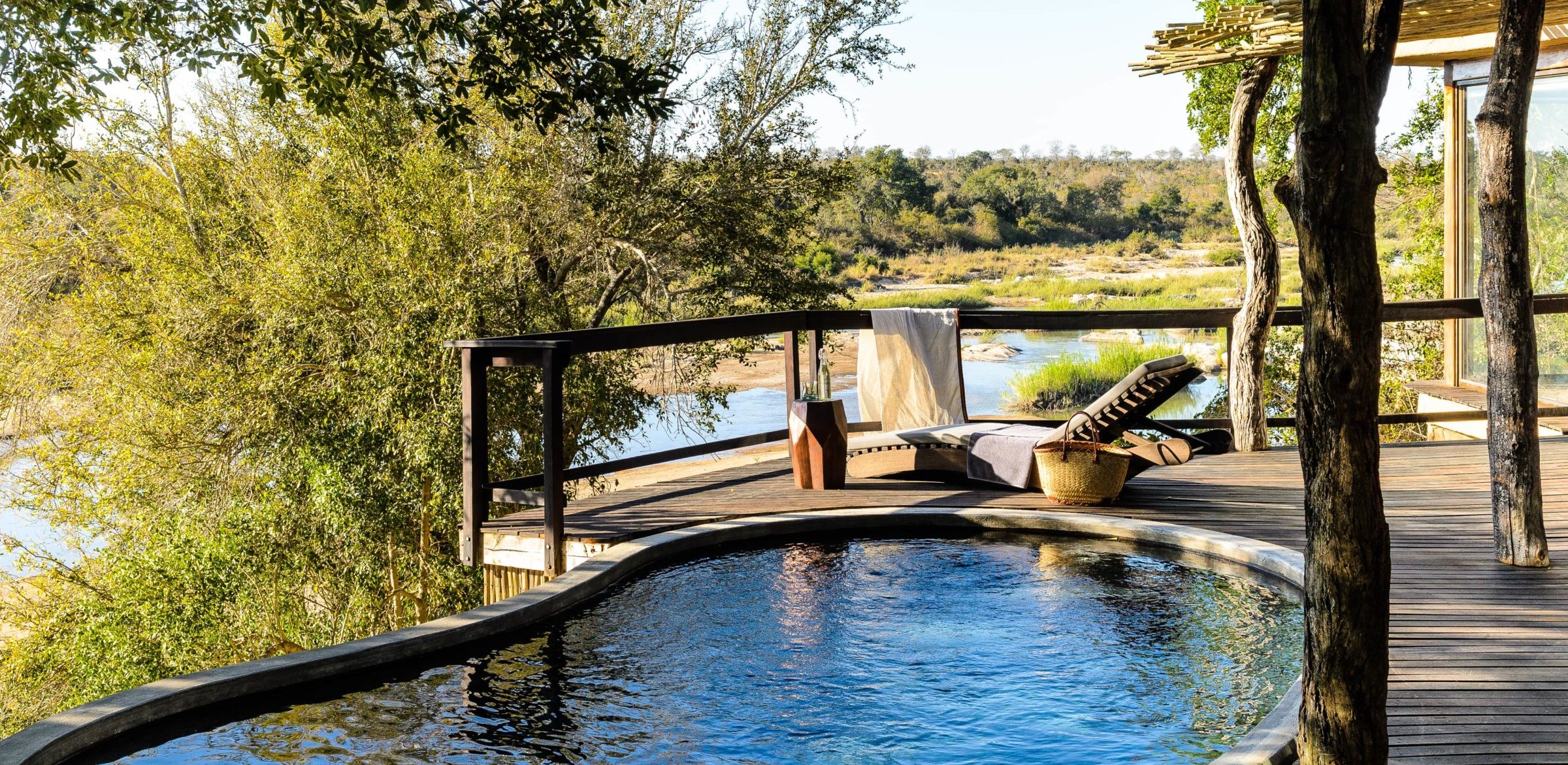 Pool view, Singita Boulders Lodge, South Africa