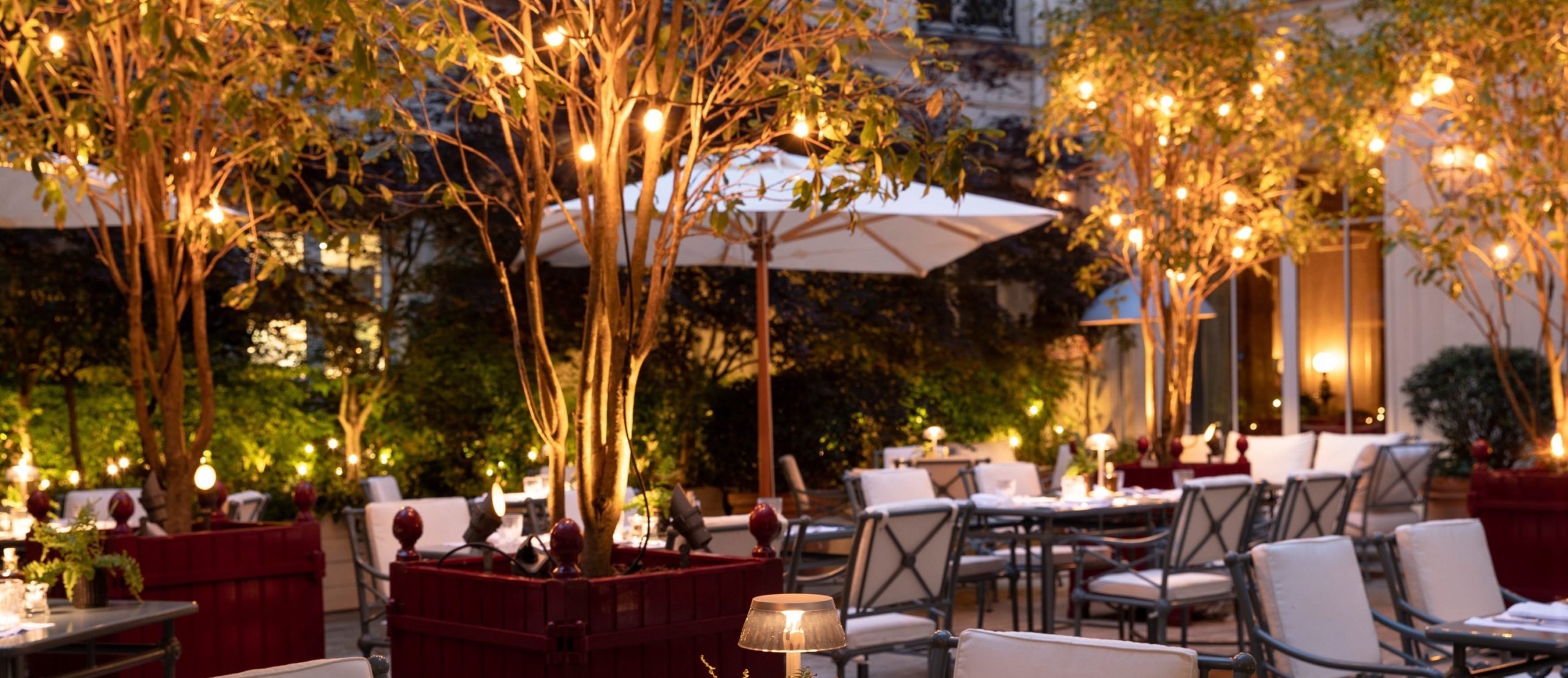 Patio, La Reserve Paris Hotel and Spa, France