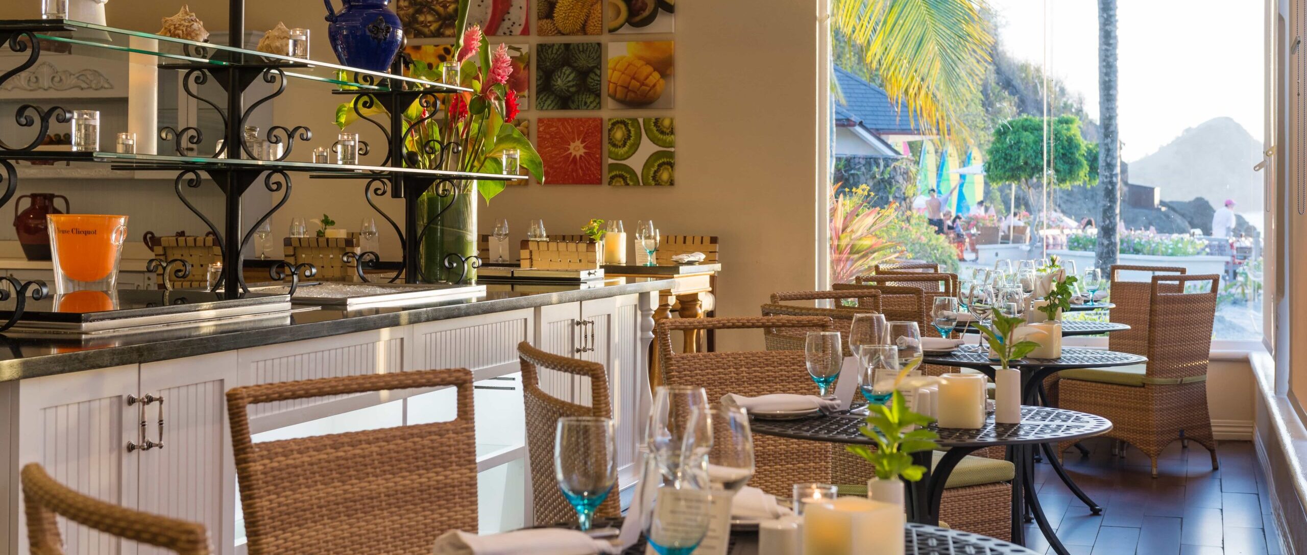 Dining at BodyHoliday, St Lucia