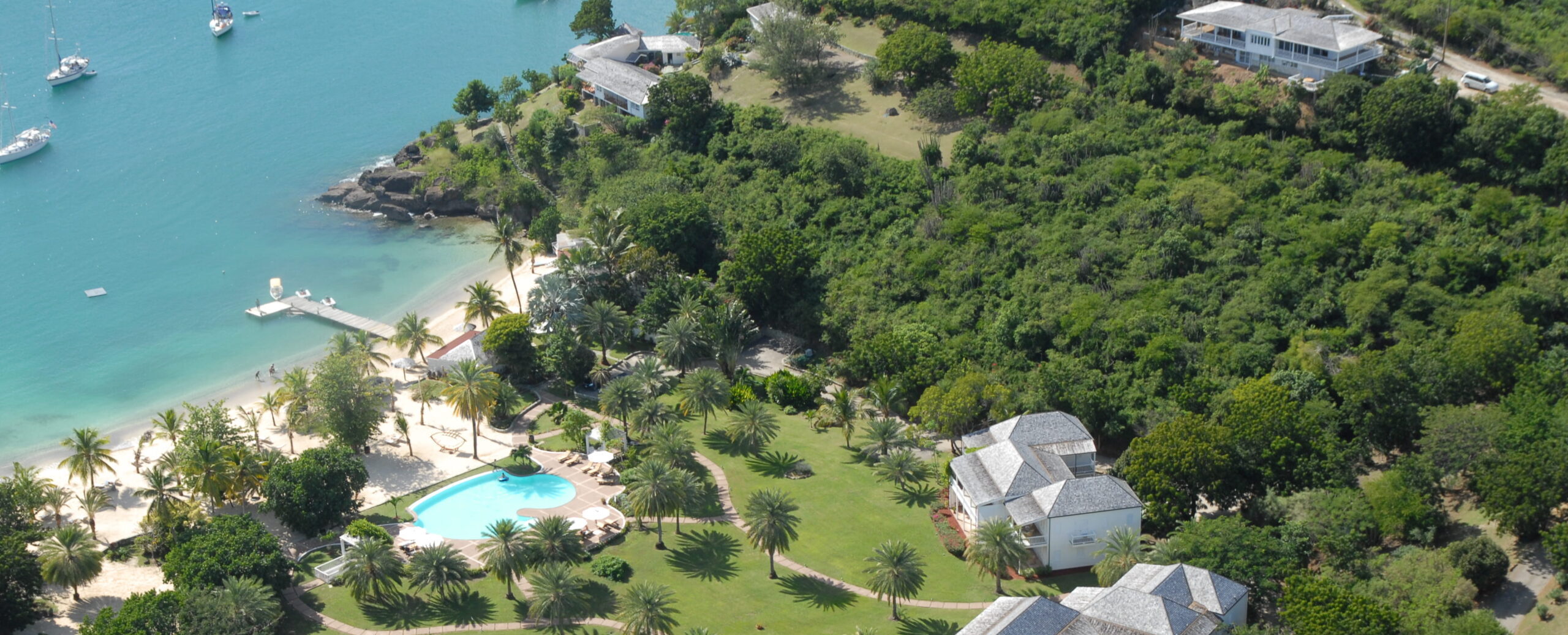Aerial View, The Inn At English Harbour, Antigua