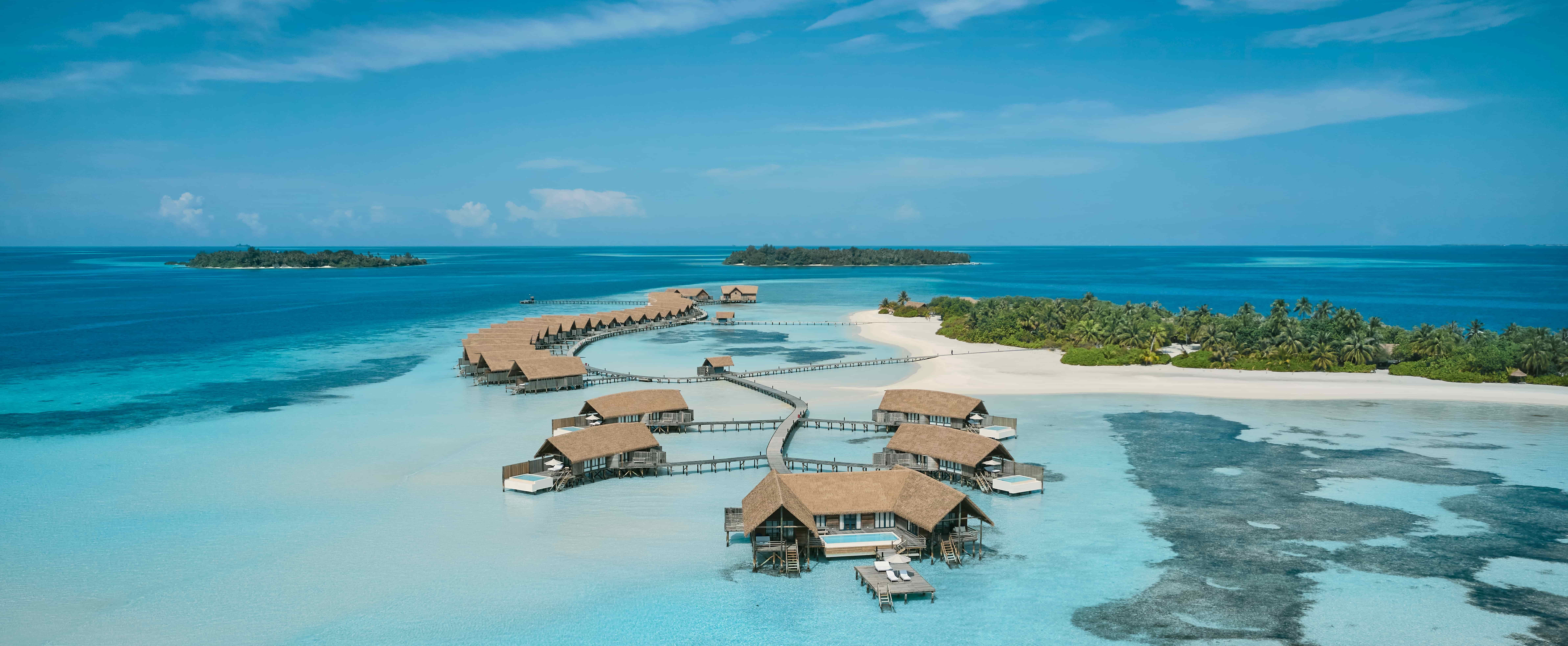 Aerial view, COMO Cocoa Island, Maldives