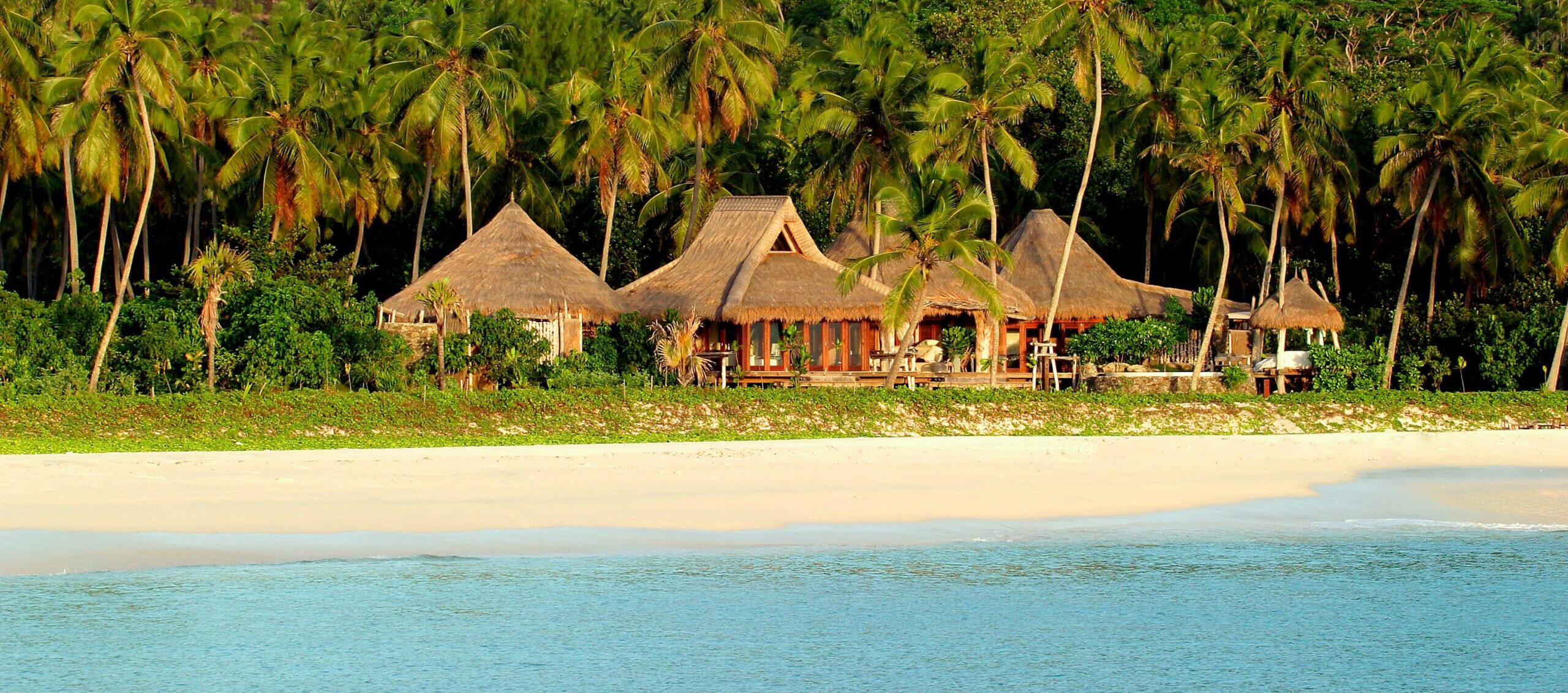 View from ocean, North Island, Seychelles