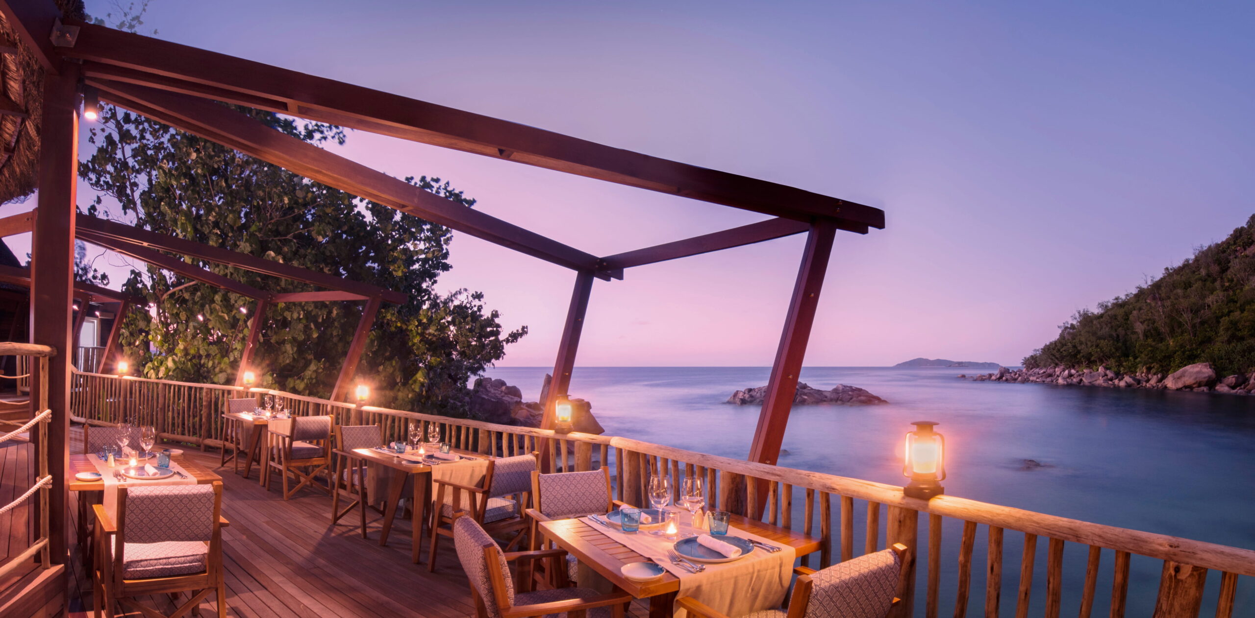 Restaurant, Constance Lemuria, Seychelles