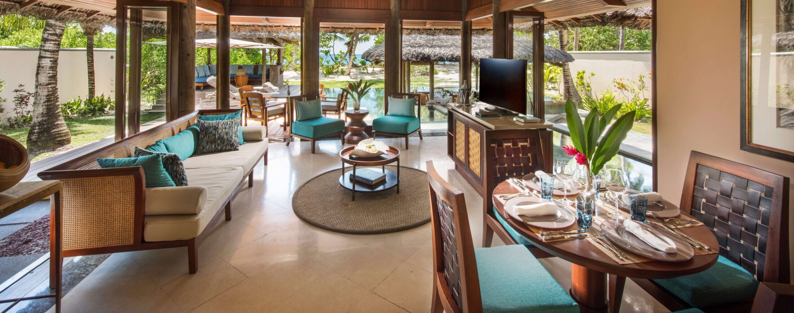 Pool Villa Lounge, Constance Lemuria, Seychelles