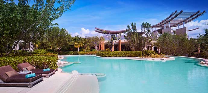 Reflections Pool, Banyan Tree Mayakoba, Mexico
