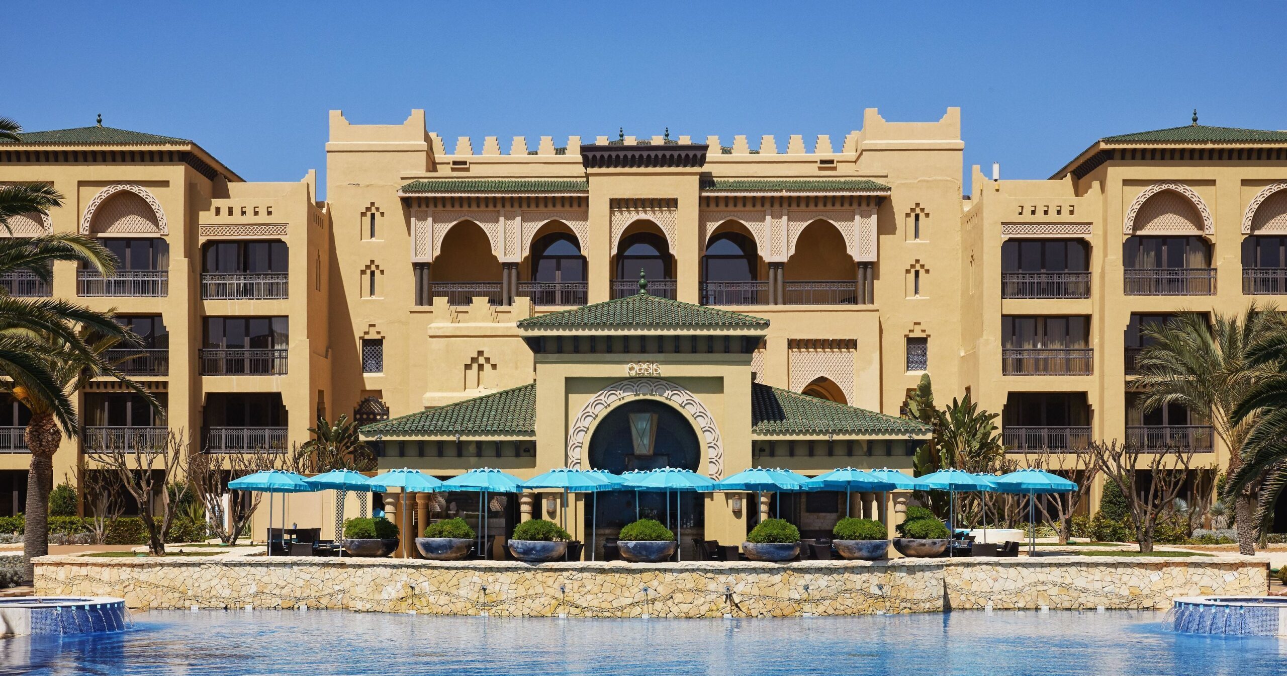 Pool view, Mazagan Beach & Golf Resort, Morocco