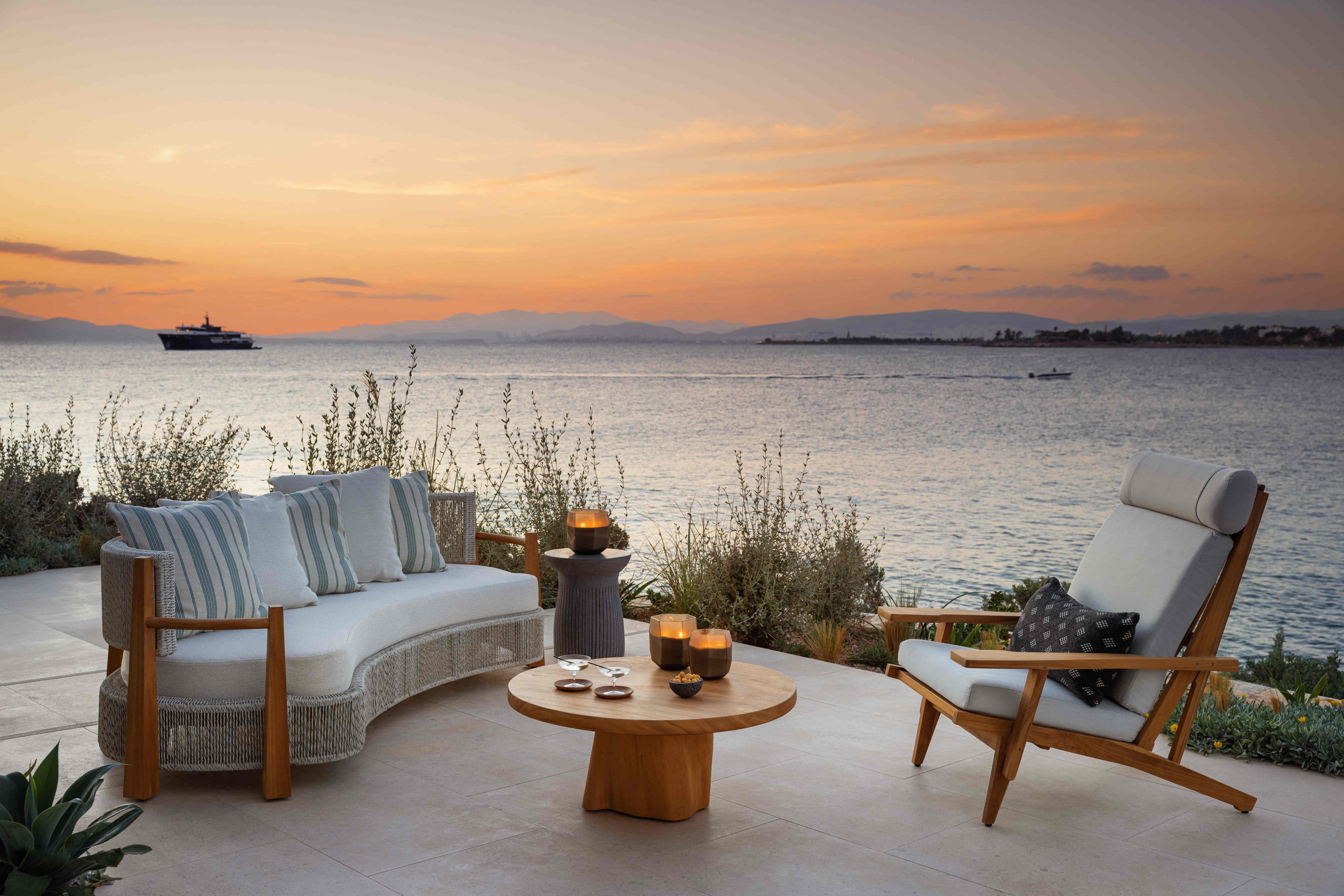 Terrace at Sunset, One&Only Aesthesis, Athens