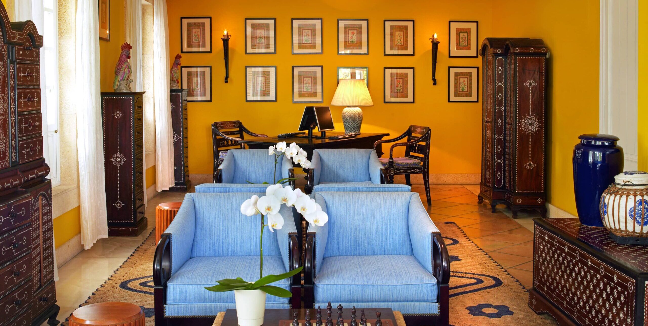 Library Room, Seaside Grand Hotel Residencia, Spain