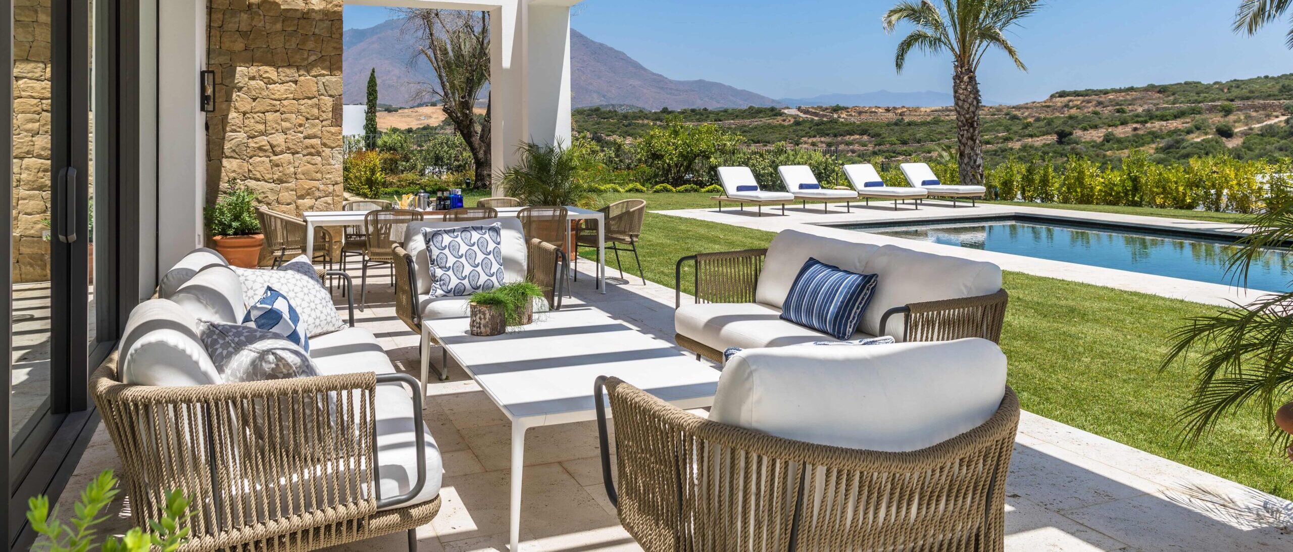 Villa Porch, Finca Cortesin, Spain