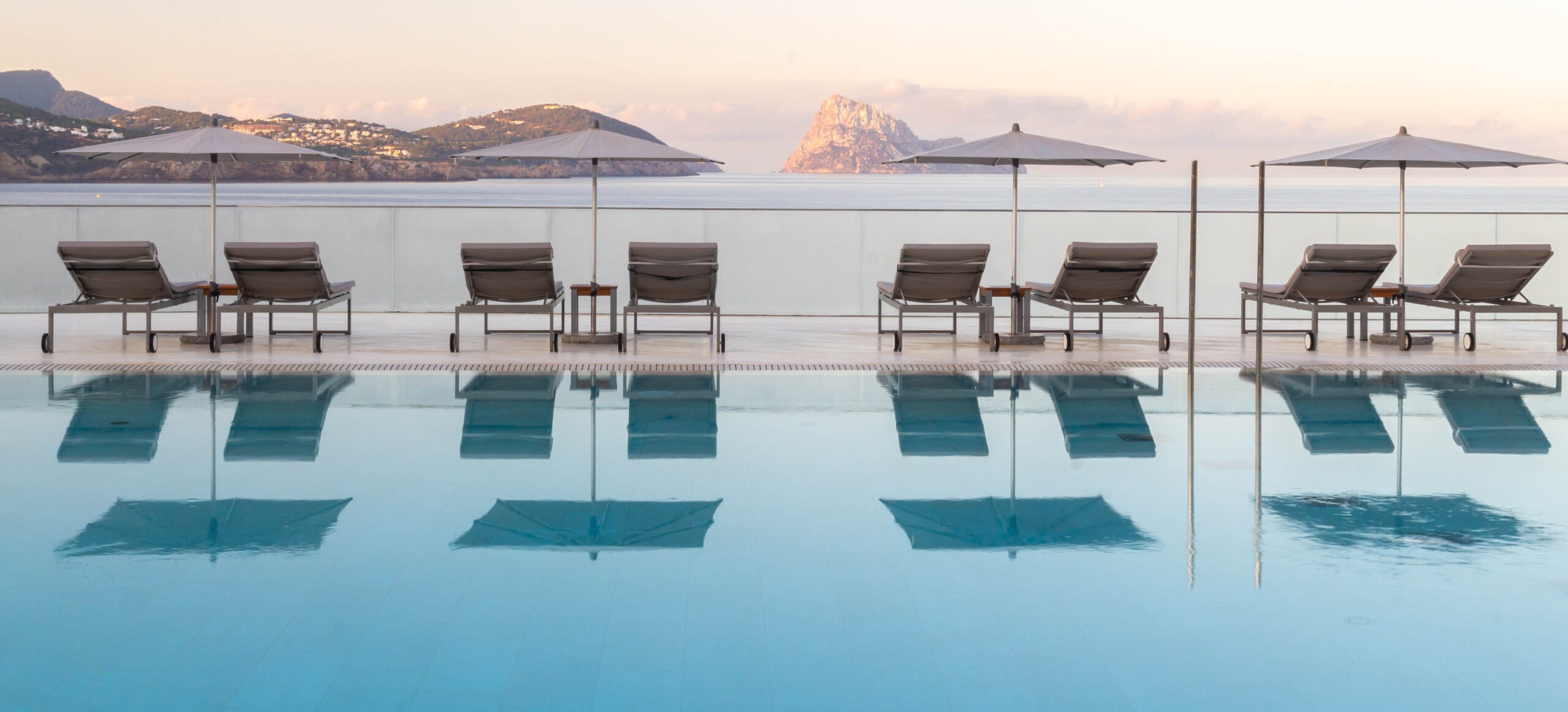 Infinity Pool, 7Pines Resort Ibiza, Spain