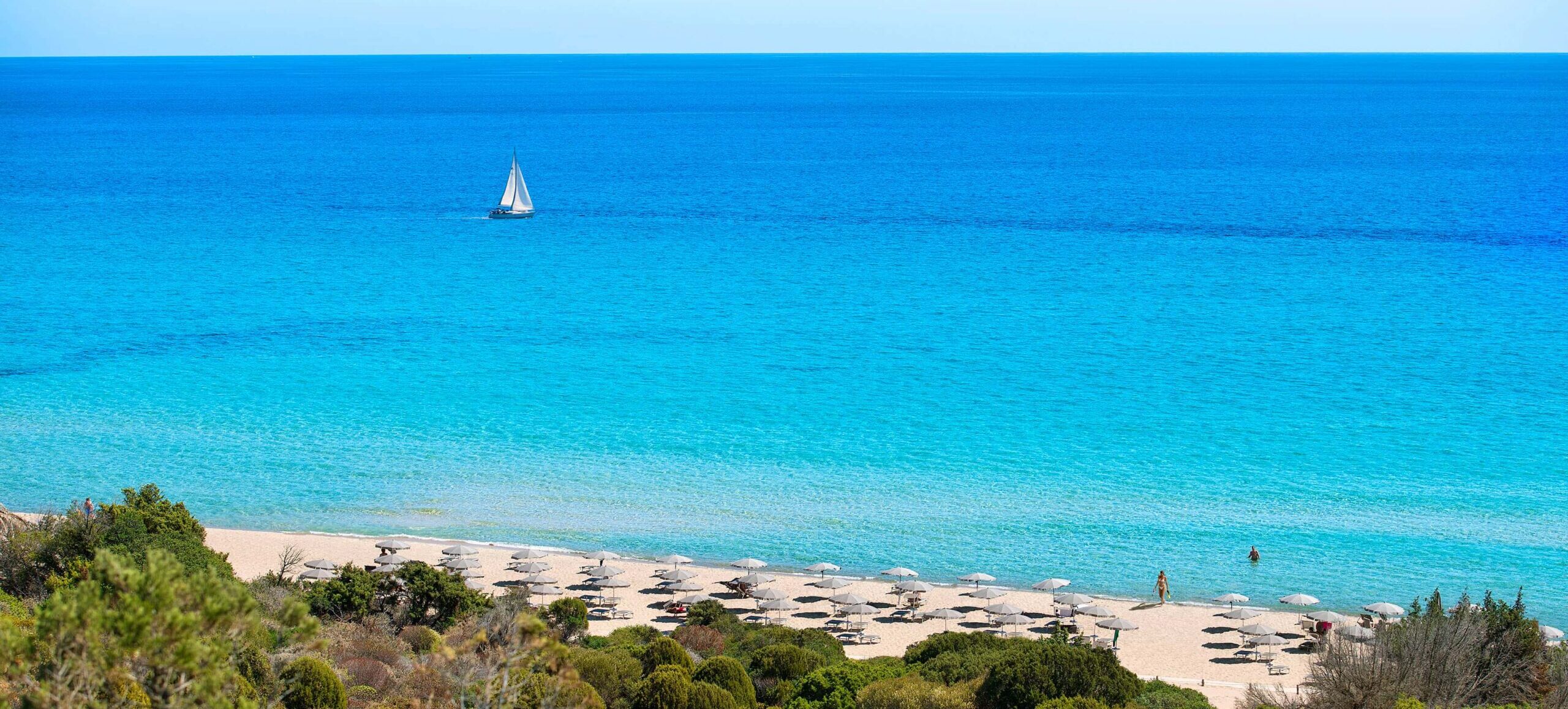 Beach, Chia Laguna Hotel Village, Italy