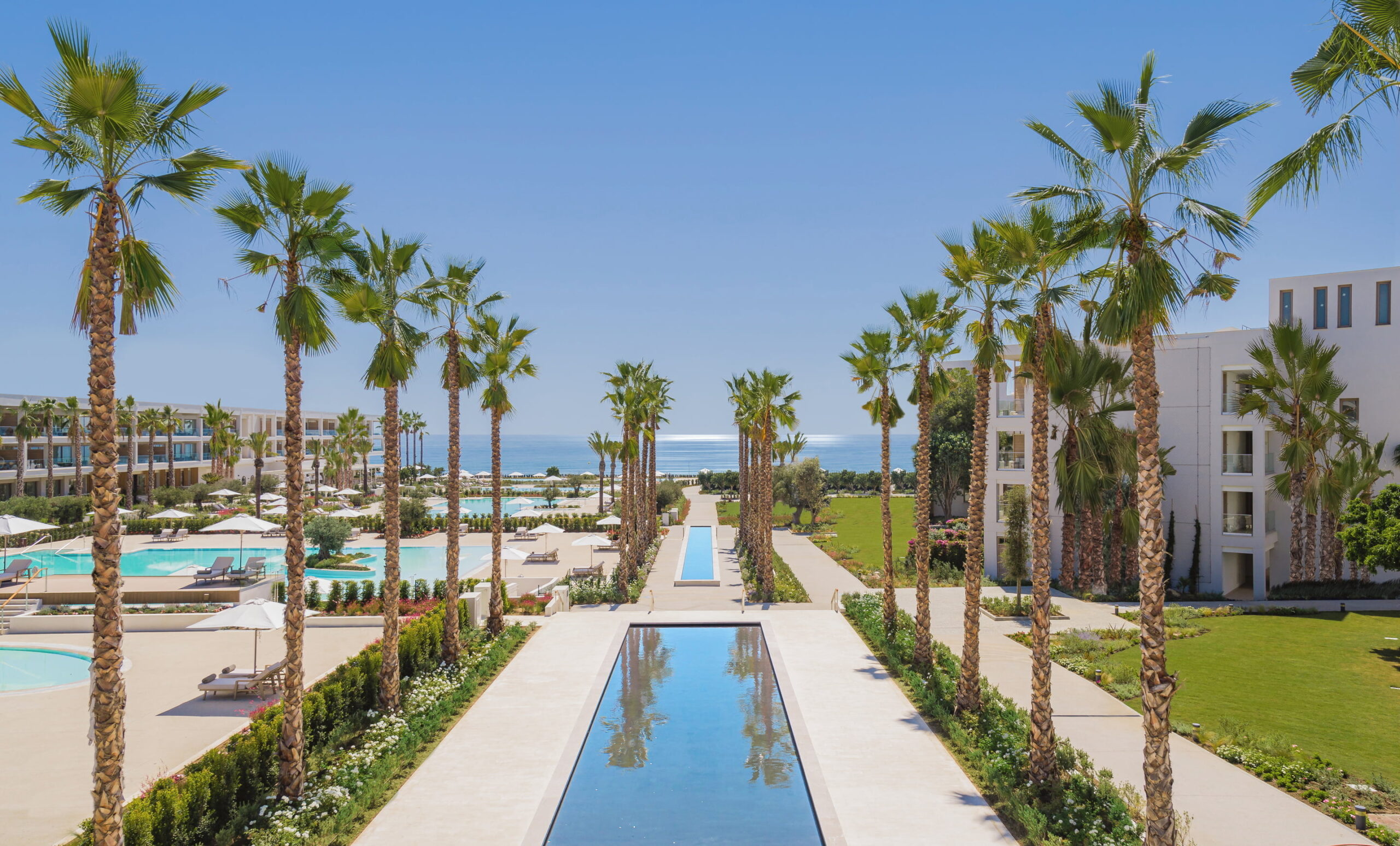 Palm Lake Boulevard, Ikos Andalusia, Spain
