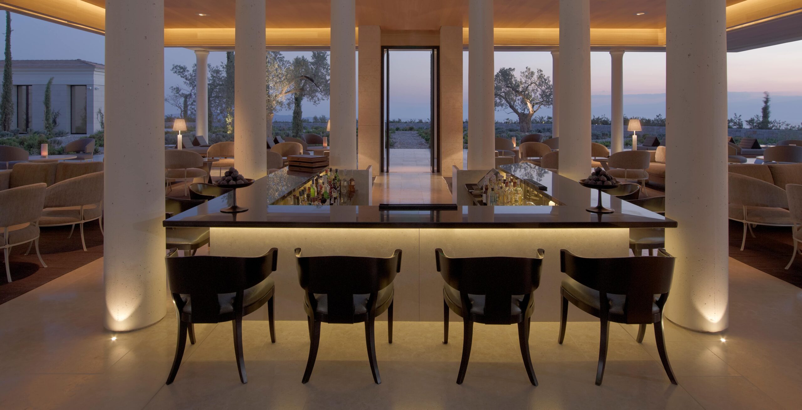 Living Room Bar, Amanzoe, Greece