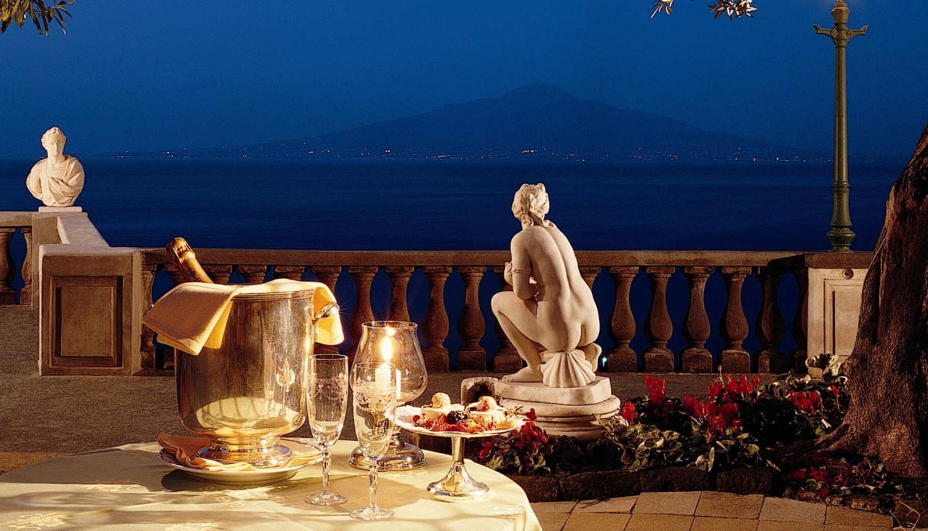Terrace, Grand Hotel Excelsior Vittoria, Italy
